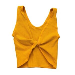 Urban Outfitters Mustard Yellow Crop Top